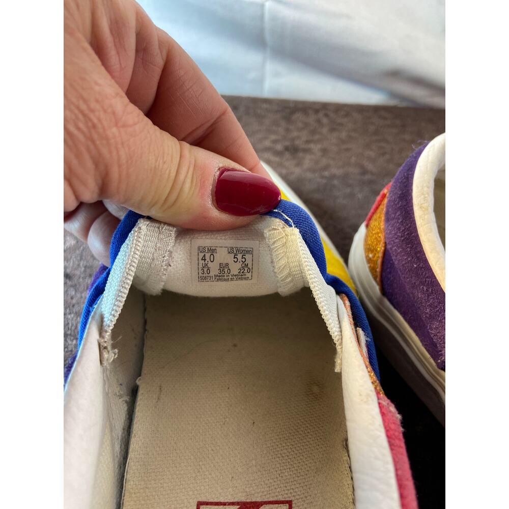 Vans Pride patchwork slip ons - Picture 7 of 7